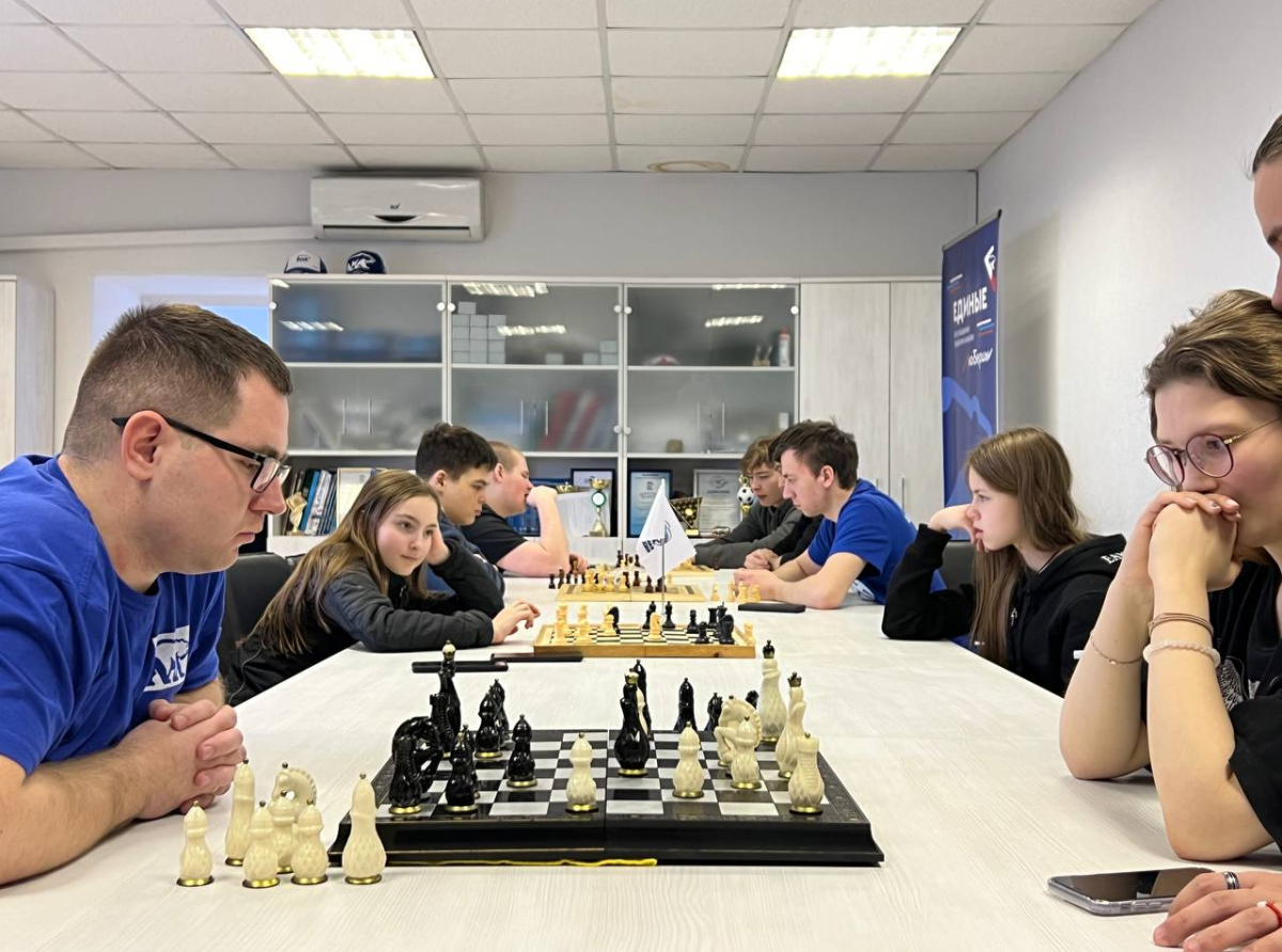 Шахматный марафон провели младопартийцы в Люберцах